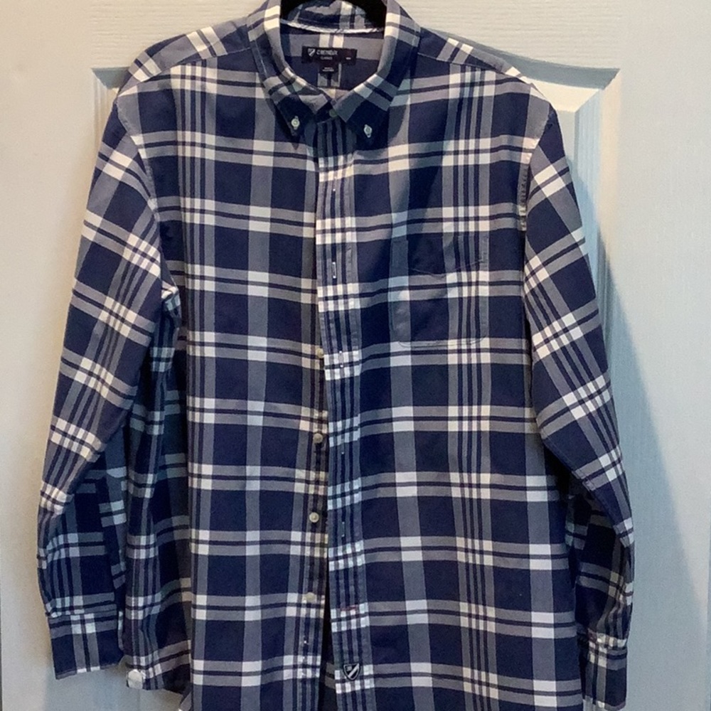 Men’s Cremieux casual long sleeve button down shirt
